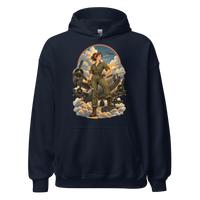 Vintage Aviation Pin-Up T-Shirt – Edition 16 Unisex Hoodie product mockup 3