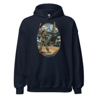 Vintage Aviation Pin-Up T-Shirt – Edition 21 Unisex Hoodie product mockup 3