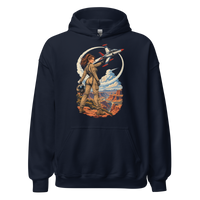 Vintage Aviation Pin-Up T-Shirt – Edition 26 Unisex Hoodie product mockup 3