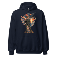 Vintage Aviation Pin-Up T-Shirt – Edition 27 Unisex Hoodie product mockup 3
