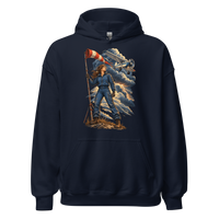 Vintage Aviation Pin-Up T-Shirt – Edition 32 Unisex Hoodie product mockup 3