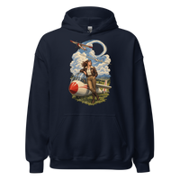 Vintage Aviation Pin-Up T-Shirt – Edition 36 Unisex Hoodie product mockup 3