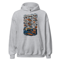Disassembly Is the Easy Part Unisex Hoodie product mockup 3