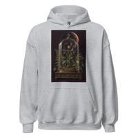 Eclipse Hellebore Gothic Botanical Poster – Dark Academia Wall Art Unisex Hoodie product mockup 3