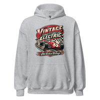 Vintage Electric Unisex Hoodie product mockup 3