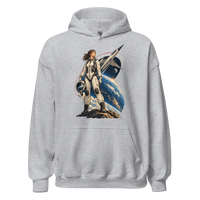 Vintage Aviation Pin-Up T-Shirt – Edition 41 Unisex Hoodie product mockup 3