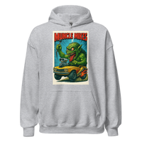 Monster Mugs 005 Hot Rod Coffee Mug — Muncle Mikes Unisex Hoodie product mockup 3