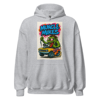 Monster Mugs 008 Hot Rod Coffee Mug — Muncle Mikes Unisex Hoodie product mockup 3