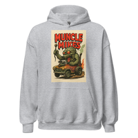 Monster Mugs 009 Hot Rod Coffee Mug — Muncle Mikes Unisex Hoodie product mockup 3
