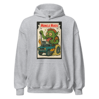 Monster Mugs 004 Hot Rod Coffee Mug — Muncle Mikes Unisex Hoodie product mockup 3