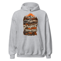 Project Support Vehicle Unisex Hoodie product mockup 3