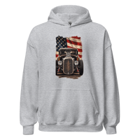 American Steel Blown Roadster Unisex Hoodie product mockup 2