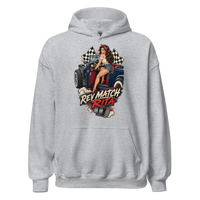 Rev Match Rita Hot Rod Unisex Hoodie product mockup 2