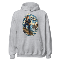 Seaplane Aviator and Lighthouse Unisex Hoodie product mockup 2