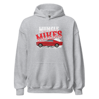 Smoking Hot Rod 1965 Mustang Fastback Unisex Hoodie product mockup 2