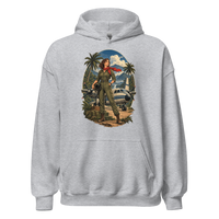 Vintage Aviation Pin-Up T-Shirt – Edition 09 Unisex Hoodie product mockup 2