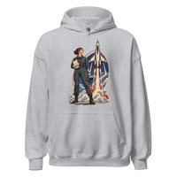 Vintage Aviation Pin-Up T-Shirt – Edition 10 Unisex Hoodie product mockup 2
