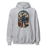 Vintage Aviation Pin-Up T-Shirt – Edition 23 Unisex Hoodie product mockup 2