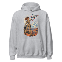 Vintage Aviation Pin-Up T-Shirt – Edition 26 Unisex Hoodie product mockup 2