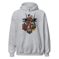 Vintage Aviation Pin-Up T-Shirt – Edition 28 Unisex Hoodie product mockup 2