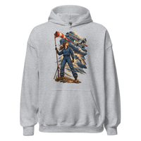 Vintage Aviation Pin-Up T-Shirt – Edition 32 Unisex Hoodie product mockup 2