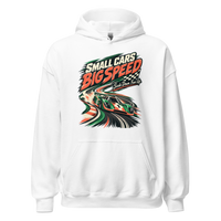 Small Cars Big Speed Unisex Hoodie product mockup 4