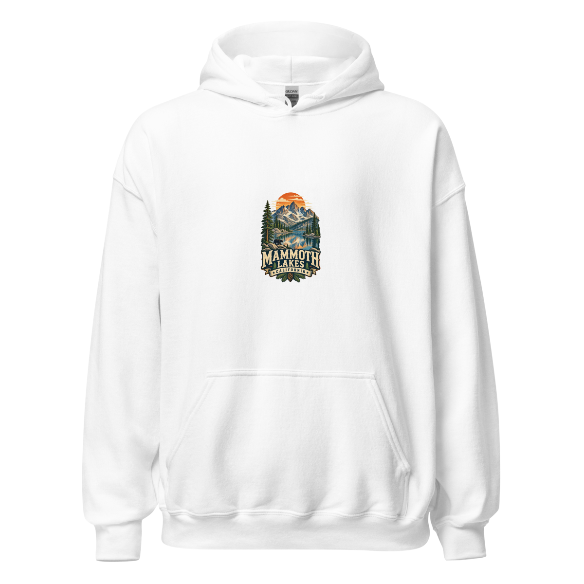 Mammoth Lakes Unisex Hoodie product mockup 4