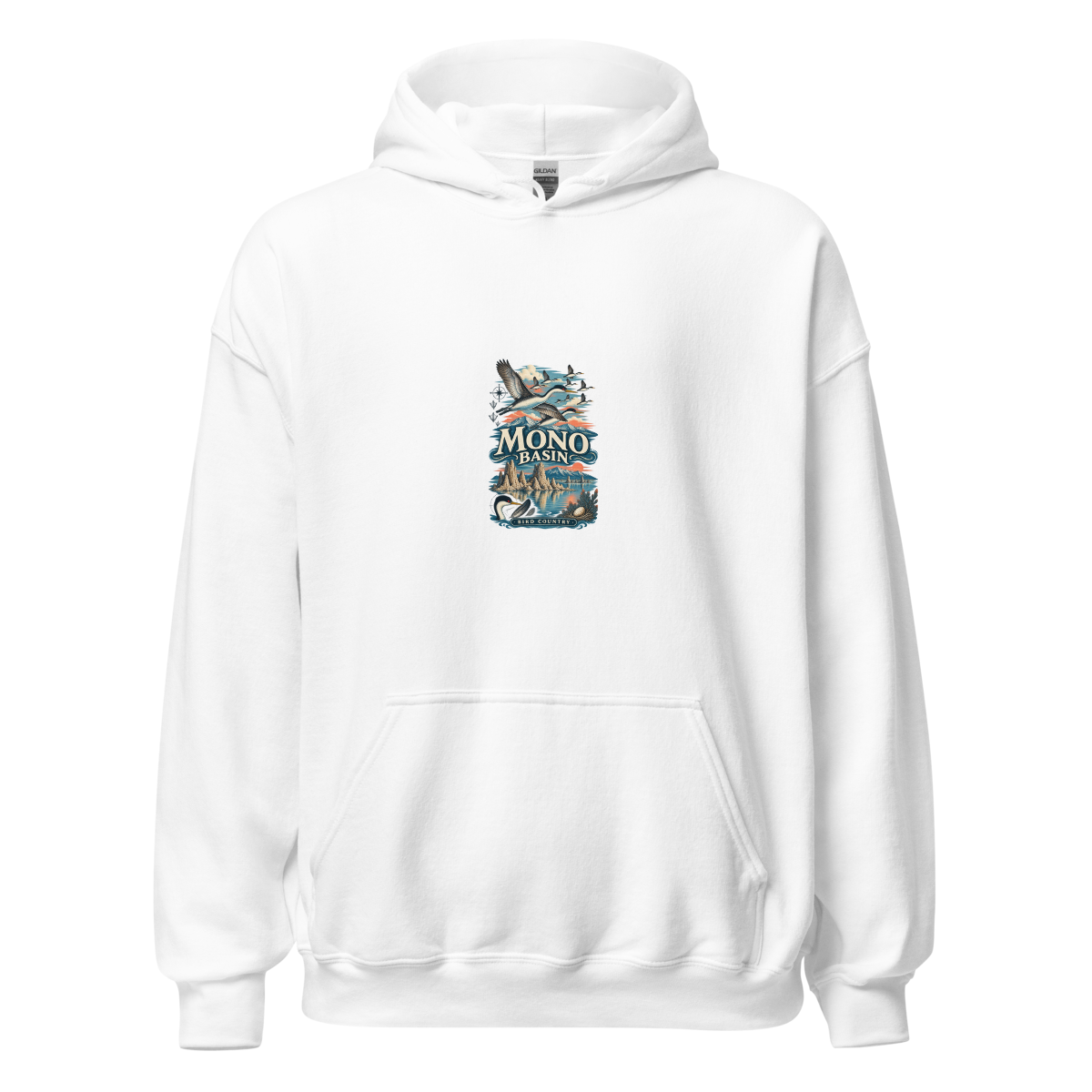 Mono Basin California Unisex Hoodie product mockup 4