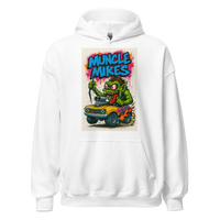 Monster Mugs 008 Hot Rod Coffee Mug — Muncle Mikes Unisex Hoodie product mockup 4