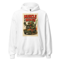 Monster Mugs 009 Hot Rod Coffee Mug — Muncle Mikes Unisex Hoodie product mockup 4