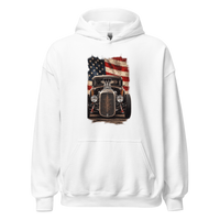 American Steel Blown Roadster Unisex Hoodie product mockup