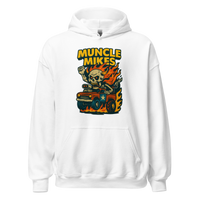 Muncle Mikes Hot Rod and Rat Rod Shirt Mayhem! Monster Rods! (028) Unisex Hoodie product mockup