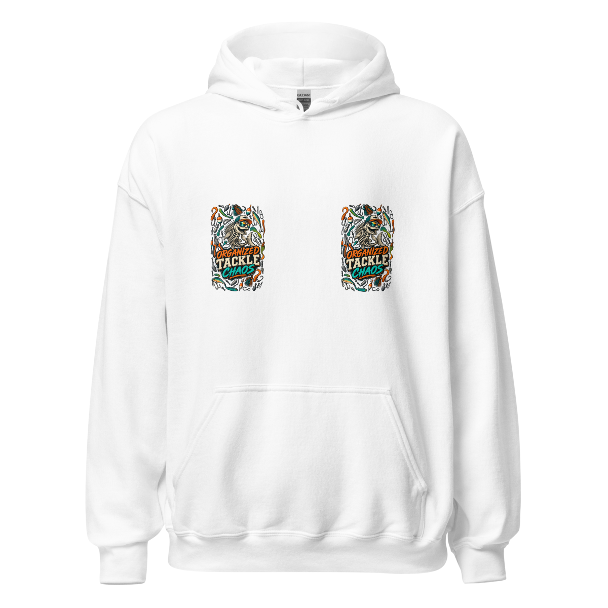 Organized Tackle Chaos Unisex Hoodie product mockup