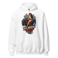 Rev Match Rita Hot Rod Unisex Hoodie product mockup