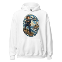Seaplane Aviator and Lighthouse Unisex Hoodie product mockup