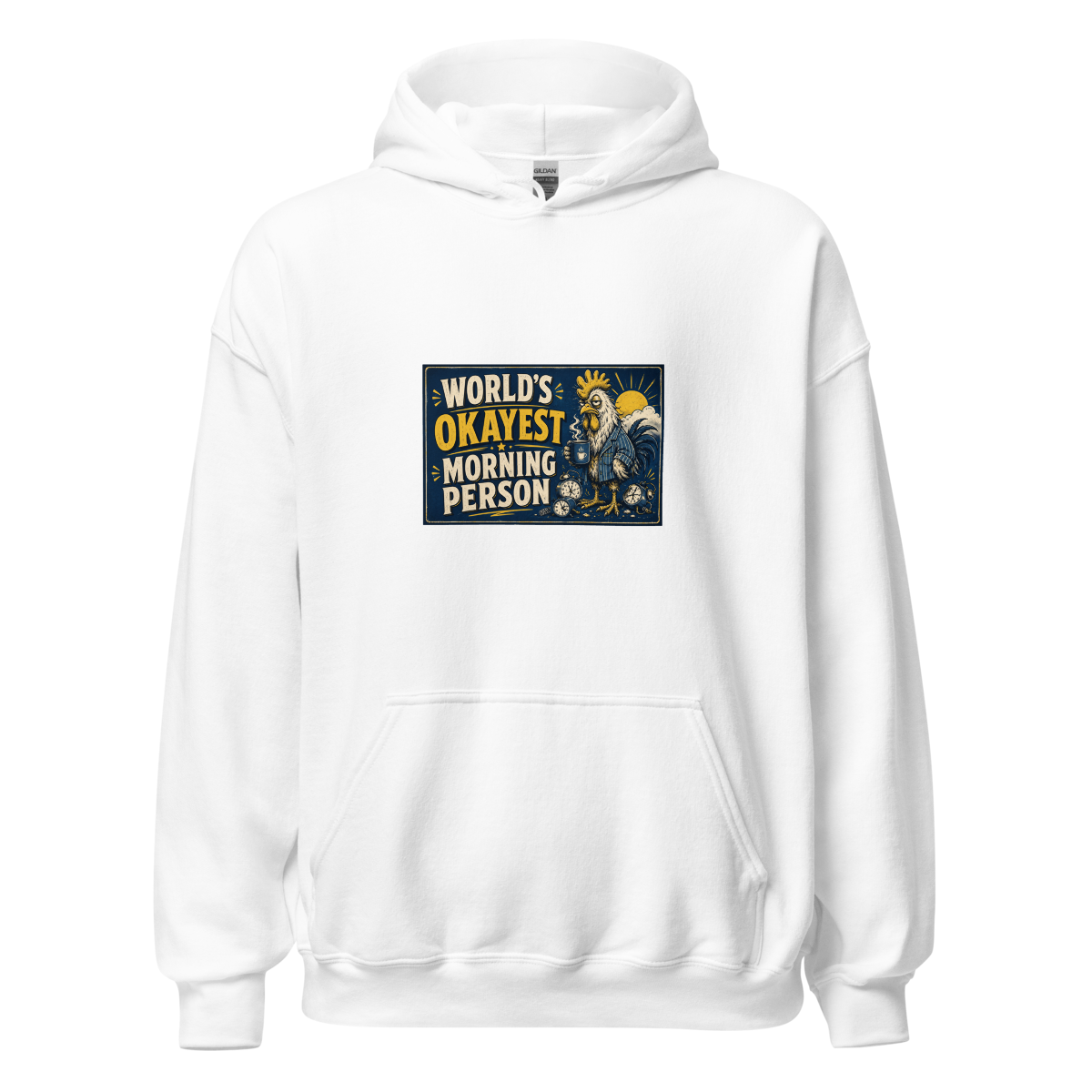 Rooster Sunrise Unisex Hoodie product mockup