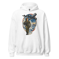 Vintage Aviation Pin-Up T-Shirt – Edition 02 Unisex Hoodie product mockup