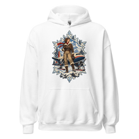 Vintage Aviation Pin-Up T-Shirt – Edition 05 Unisex Hoodie product mockup