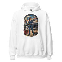Vintage Aviation Pin-Up T-Shirt – Edition 23 Unisex Hoodie product mockup