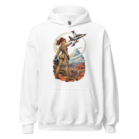 Vintage Aviation Pin-Up T-Shirt – Edition 26 Unisex Hoodie product mockup