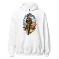 Vintage Aviation Pin-Up T-Shirt – Edition 33 Unisex Hoodie product mockup