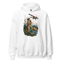 Vintage Aviation Pin-Up T-Shirt – Edition 29 Unisex Hoodie product mockup