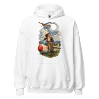 Vintage Aviation Pin-Up T-Shirt – Edition 36 Unisex Hoodie product mockup