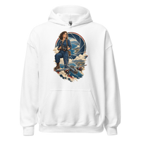 Vintage Aviation Pin-Up T-Shirt – Edition 37 Unisex Hoodie product mockup