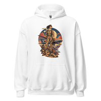 Vintage Aviation Pin-Up T-Shirt – Edition 40 Unisex Hoodie product mockup