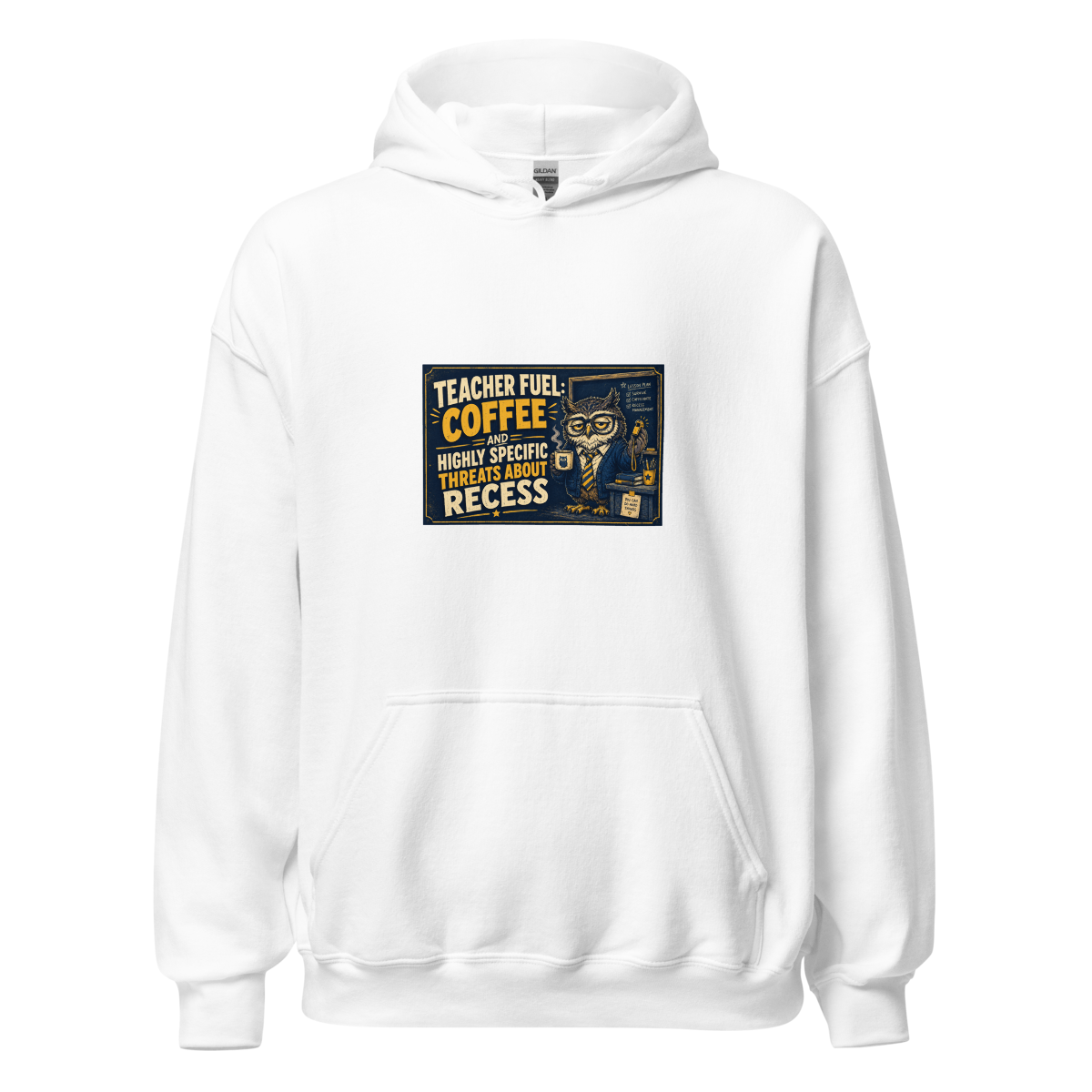 Vintage Owl Unisex Hoodie product mockup