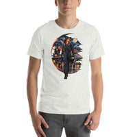 Vintage aviation pin-up T-shirt Edition 20, Ash front product mockup