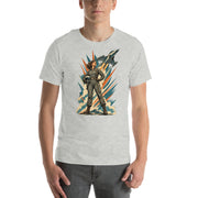 Vintage aviation pin-up T-shirt Edition 03, Athletic Heather front product mockup
