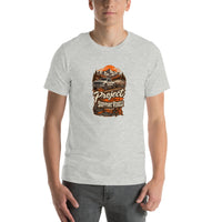 Project Support Vehicle T-shirt, Athletic Heather Front mockup