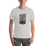 Disassembly Is the Easy Part mechanic T-shirt, Athletic Heather front mockup